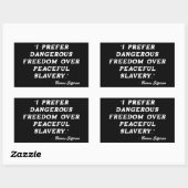 Thomas Jefferson Famous Quote Sticker (Vel)