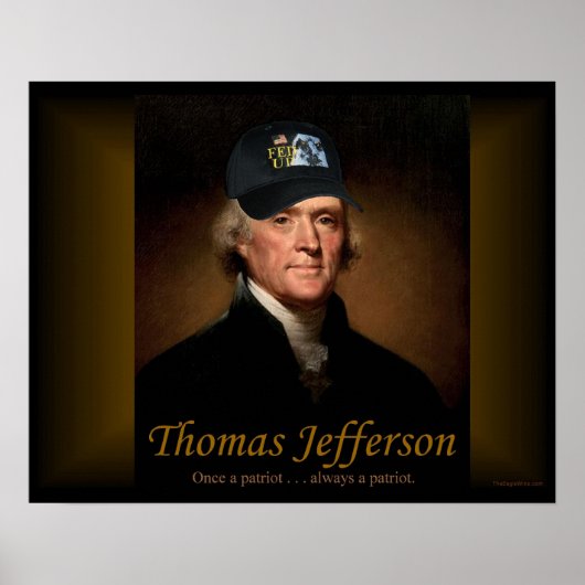 Thomas Jefferson FED UP Poster (Voorkant)