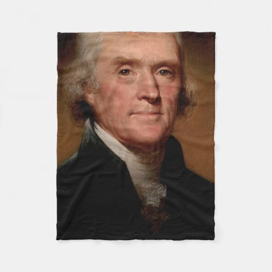 Thomas Jefferson Fleece Deken (Voorkant)