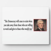 Thomas Jefferson Fotoplaat (Voorkant)