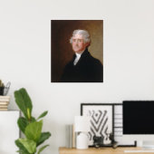 Thomas Jefferson - Gilbert Stuart Fine Art Poster (Thuiskantoor)