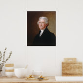 Thomas Jefferson - Gilbert Stuart Fine Art Poster (Keuken)