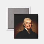 Thomas Jefferson, grondlegger Magneet (Voorkant / Achterkant)