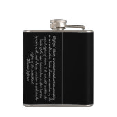 Thomas Jefferson Heupfles (Achterkant)