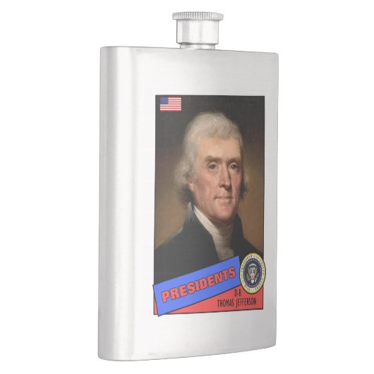 Thomas Jefferson-honkaarten Heupfles (Rechts)