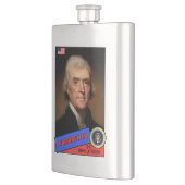 Thomas Jefferson-honkaarten Heupfles (Links)