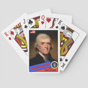 Thomas Jefferson-honkbalkaart Speelkaarten