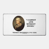 Thomas Jefferson ik kan niet leven zonder het boek Bureaumat (Voorkant)