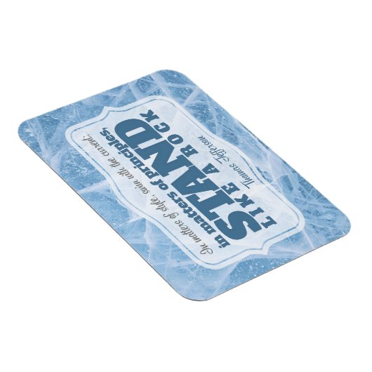 Thomas Jefferson Inspirerend citaat "Principe" Magneet (Rechterzijde)