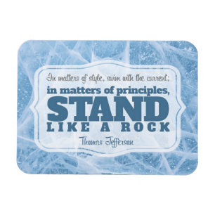Thomas Jefferson Inspirerend citaat "Principe" Magneet