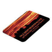 Thomas Jefferson Inspirerend Quote "Luck" Flexi Magneet (Linkerzijde)