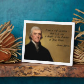 Thomas Jefferson Jesus Christus Fotoplaat (Zijkant)