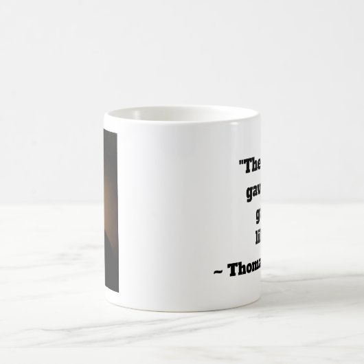 Thomas Jefferson Liberty Quote Coffee Mok (Center)