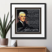 Thomas Jefferson - meerdere citaten Poster