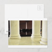 Thomas Jefferson Memorial bij nacht Briefkaart (Voorkant / Achterkant)