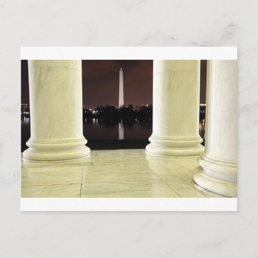 Thomas Jefferson Memorial bij nacht Briefkaart (Voorkant)