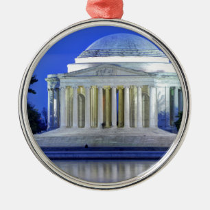 Thomas Jefferson Memorial bij nacht Metalen Ornament