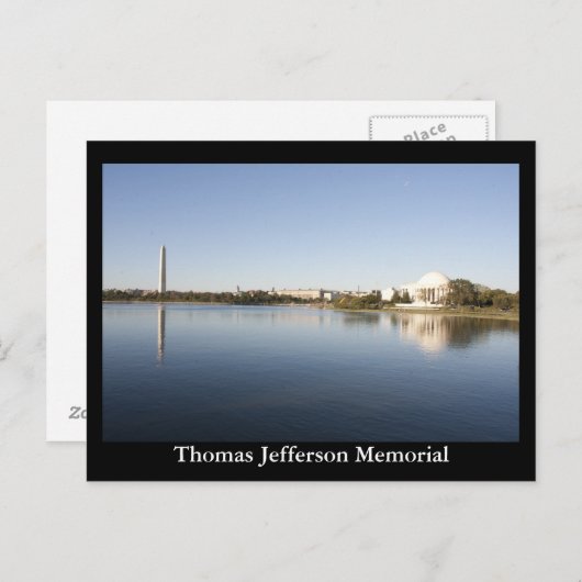 Thomas Jefferson Memorial Briefkaart (Voorkant / Achterkant)