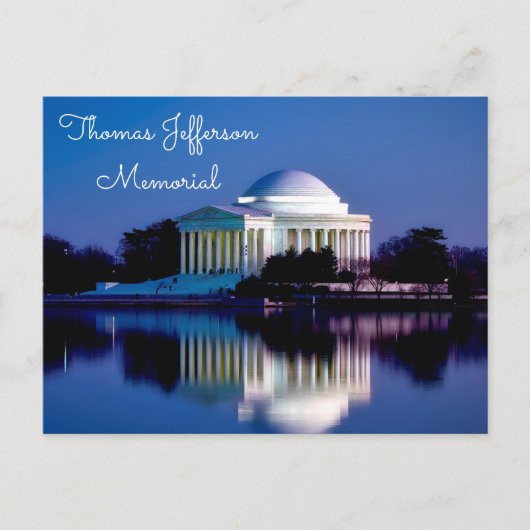 Thomas Jefferson Memorial Briefkaart (Voorkant)