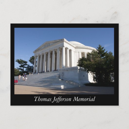 Thomas Jefferson Memorial Briefkaart (Voorkant)
