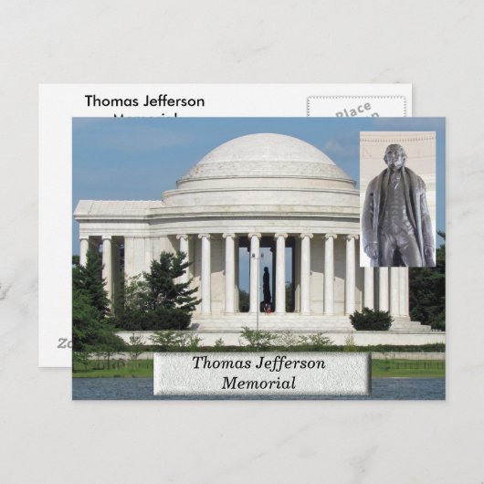 Thomas Jefferson Memorial - briefkaart (Voorkant / Achterkant)