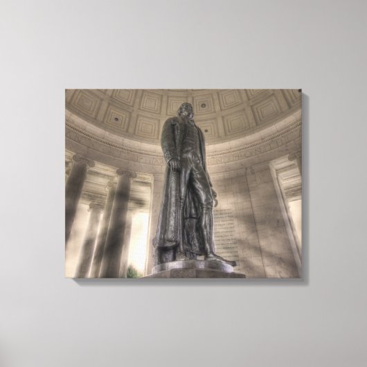Thomas Jefferson Memorial Bronze Canvas Afdruk (Voorkant)