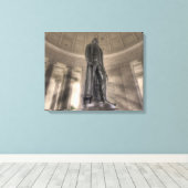 Thomas Jefferson Memorial Bronze Canvas Afdruk (Insitu (Houten vloer))