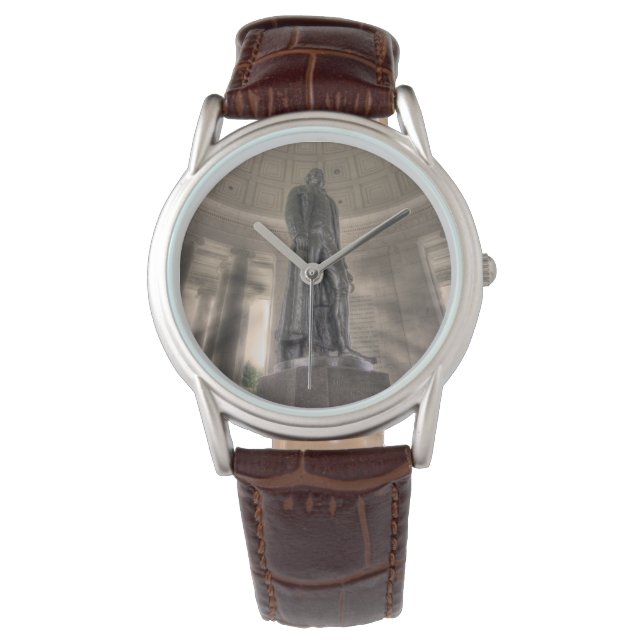 Thomas Jefferson Memorial Bronze Horloge (Voorkant)