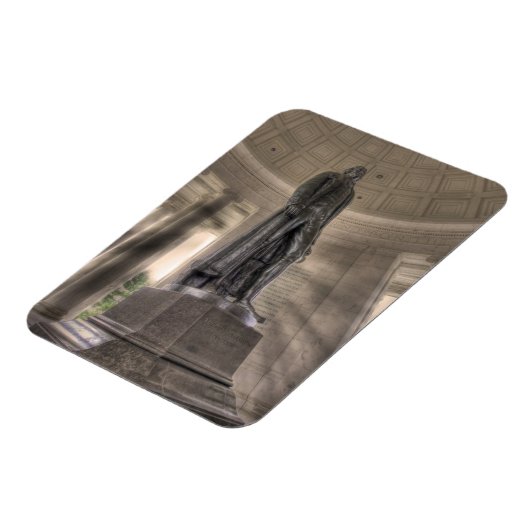 Thomas Jefferson Memorial Bronze Magneet (Linkerzijde)