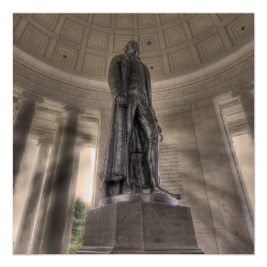 Thomas Jefferson Memorial Bronze Poster (Voorkant)