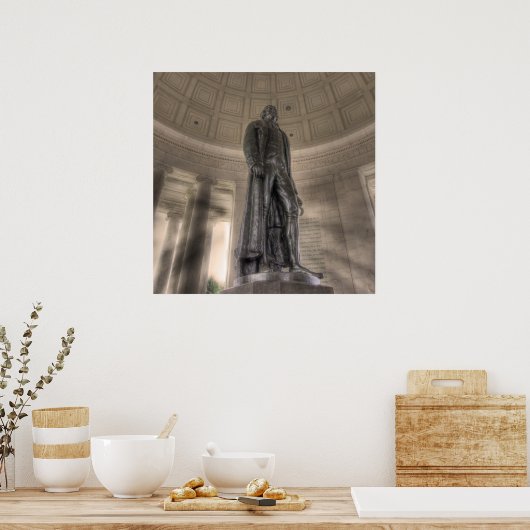Thomas Jefferson Memorial Bronze Poster (Keuken)