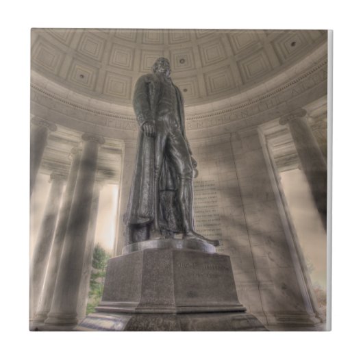 Thomas Jefferson Memorial Bronze Tegeltje (Voorkant)