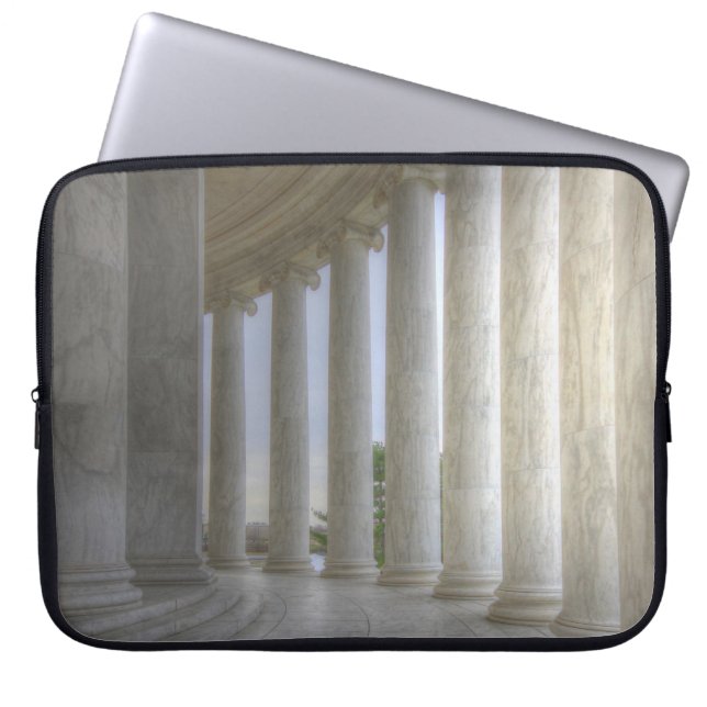 Thomas Jefferson Memorial Circular Colonnade Laptop Sleeve (Voorkant)