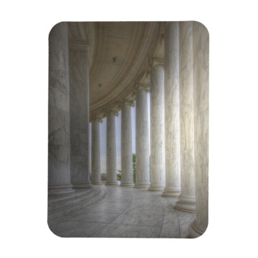 Thomas Jefferson Memorial Circular Colonnade Magneet (Verticaal)