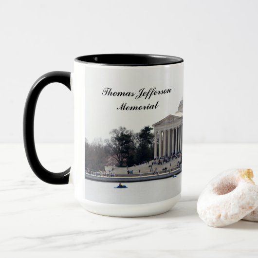Thomas Jefferson Memorial Coffee Mok (Met donut)