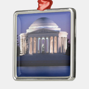 Thomas Jefferson Memorial in Dusk Metalen Ornament