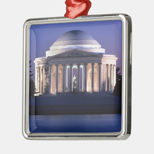 Thomas Jefferson Memorial in Dusk Metalen Ornament (Links)