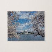 Thomas Jefferson Memorial met Cherry Blossom Legpuzzel (Horizontaal)
