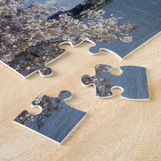 Thomas Jefferson Memorial met Cherry Blossom Legpuzzel (Zijkant)