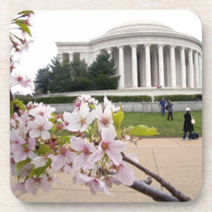 Thomas Jefferson Memorial met kersenbloesem Drankjes Onderzetter