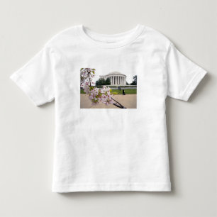 Thomas Jefferson Memorial met kersenbloesem Kinder Shirts