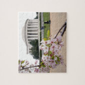 Thomas Jefferson Memorial met kersenbloesems Legpuzzel (Verticaal)