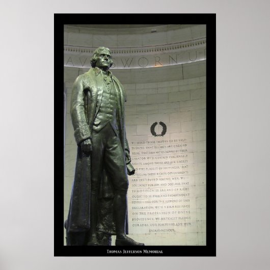 Thomas Jefferson Memorial Poster (Voorkant)