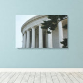 Thomas Jefferson Memorial-schilderdoek Canvas Afdruk (Insitu (Houten vloer))