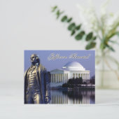 Thomas Jefferson Memorial, Washington, D.C. Briefkaart (Staand voorkant)