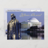 Thomas Jefferson Memorial, Washington, D.C. Briefkaart (Voorkant / Achterkant)