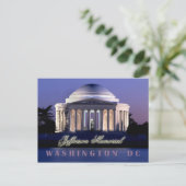 Thomas Jefferson Memorial, Washington, D.C. Briefkaart (Staand voorkant)