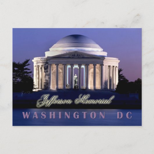 Thomas Jefferson Memorial, Washington, D.C. Briefkaart (Voorkant)