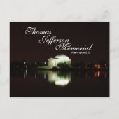 Thomas Jefferson Memorial, Washington DC. Briefkaart (Voorkant)