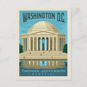 Thomas Jefferson Memorial Washington, DC Briefkaart